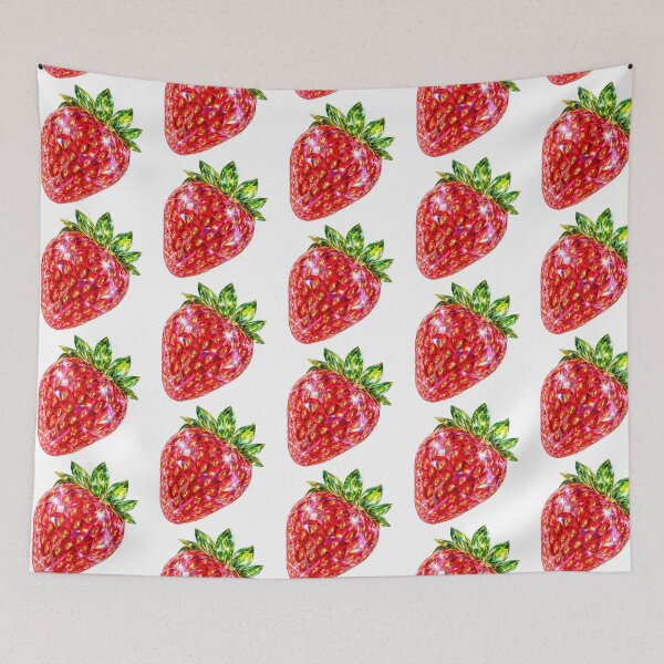 Item preview, Sparkling Ruby Crystal Strawberry designed and sold by BloomOfDesign.