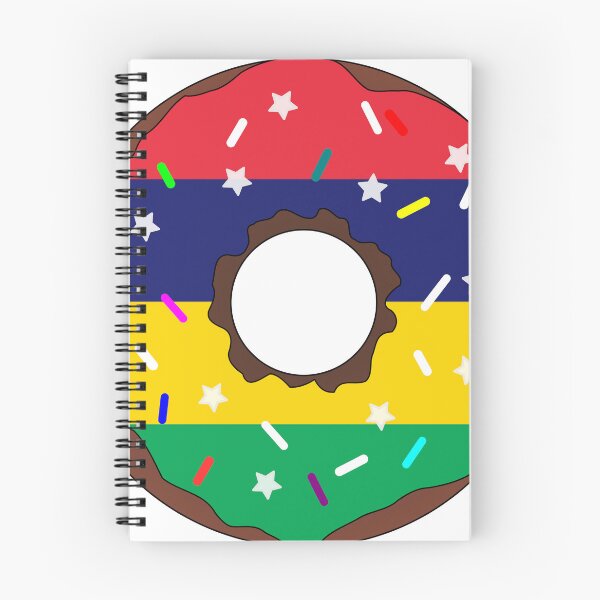 Item preview, Mauritius Flag Donut – Colorful Sprinkles Country Pride designed and sold by TheIconSmith.