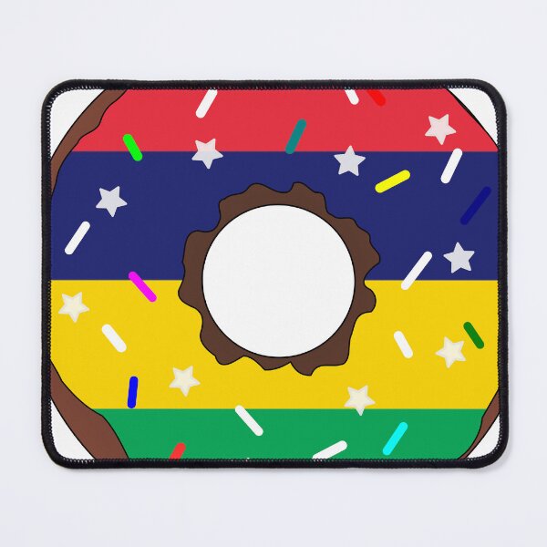 Item preview, Mauritius Flag Donut – Colorful Sprinkles Country Pride designed and sold by TheIconSmith.