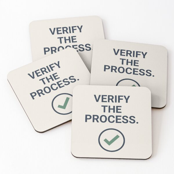 Item preview,  Verify the Process Quality Engineer Manufacturing Design designed and sold by Amr Darwish Graphic designer.