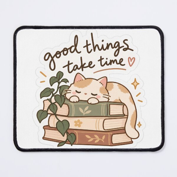 Item preview, Good things take time designed and sold by WhimsyPeachCo.
