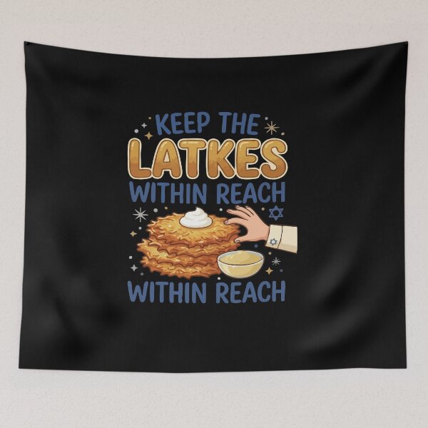 Item preview, Keep Latkes Within Reach Funny Hanukkah Foodie Funny Hanukkah designed and sold by AmeliaShirts.