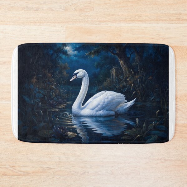 Item preview, Elegant White Swan Portrait designed and sold by Home Decor Art.
