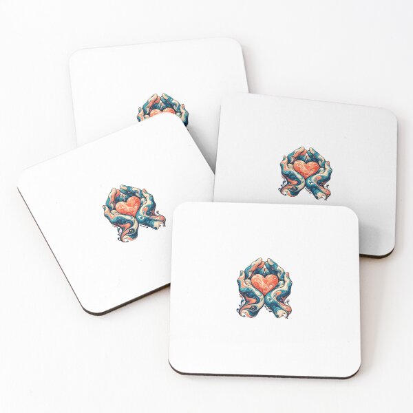 Item preview, Caring Hands Heart Nurse Art designed and sold by TeNovaStudio.