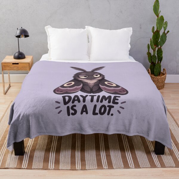 Item preview, Funny Moth Daytime Is a Lot designed and sold by QuietNovaShop.