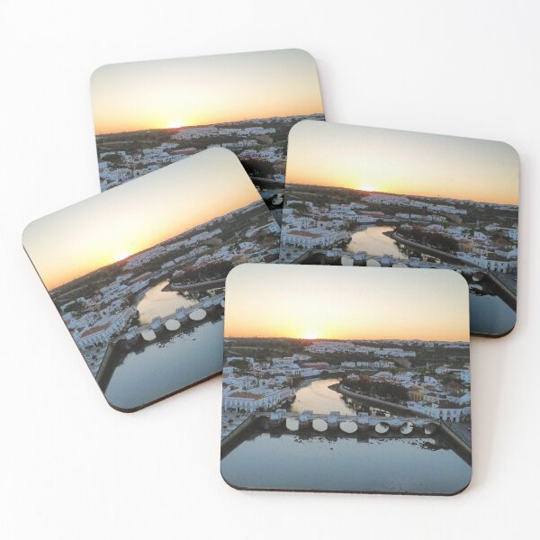 Item preview, Sunset over Historic Tavira Portugal designed and sold by ShotsByLau.