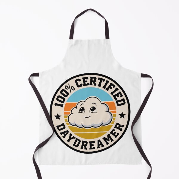 Item preview, 100% Certified Daydreamer Funny Cloud Retro Badge Design designed and sold by JPees.
