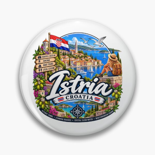 Item preview, Istria, Croatia – Dreamlike Adriatic Coast: Hiking & Coastal Adventures designed and sold by Wandervogel123.