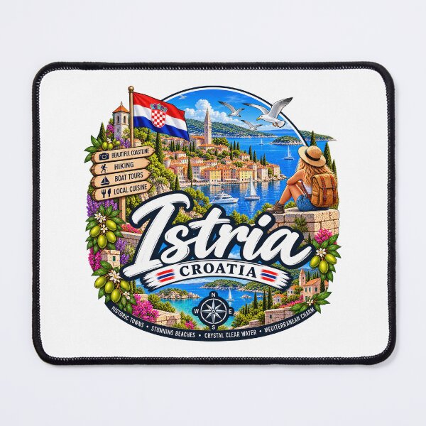 Item preview, Istria, Croatia – Dreamlike Adriatic Coast: Hiking & Coastal Adventures designed and sold by Wandervogel123.