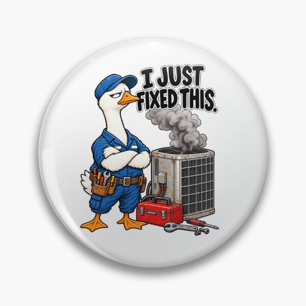 Item preview, Funny HVAC Technician – I Just Fixed This designed and sold by DoodleDarling.