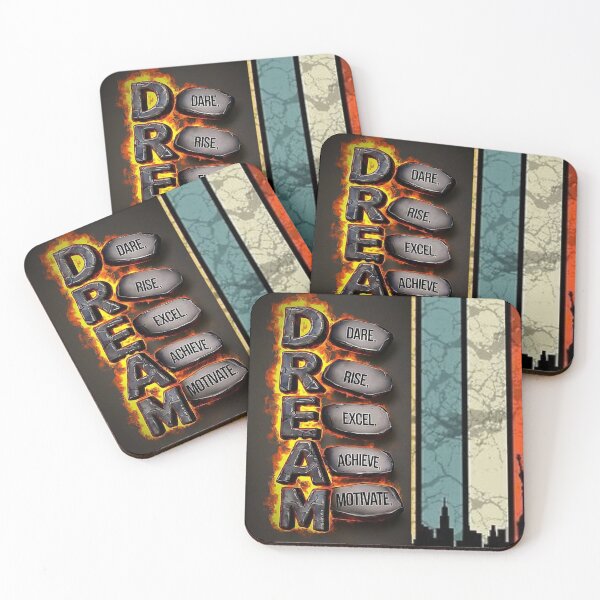 Item preview, Dream Dare Rise Excel Achieve Motivate Art designed and sold by DKSH1234.