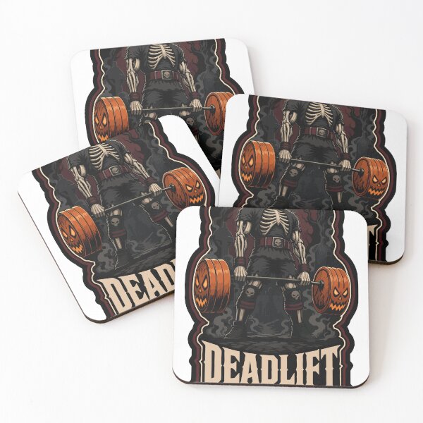 Item preview, Deadlift Until Dawn - Skeleton Powerlifting Halloween Design designed and sold by YasminTaha.