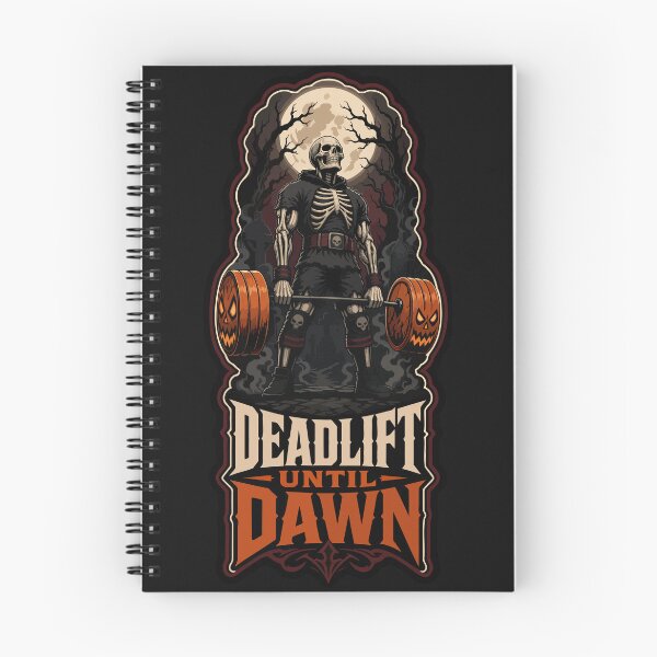 Item preview, Deadlift Until Dawn - Skeleton Powerlifting Halloween Design designed and sold by YasminTaha.