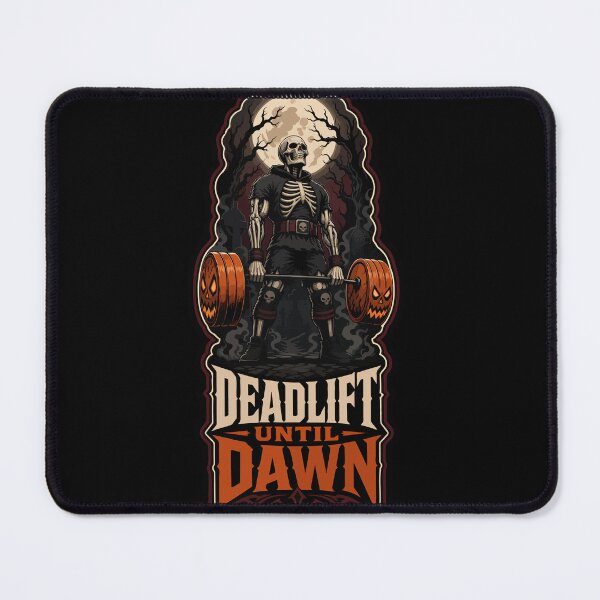 Item preview, Deadlift Until Dawn - Skeleton Powerlifting Halloween Design designed and sold by YasminTaha.