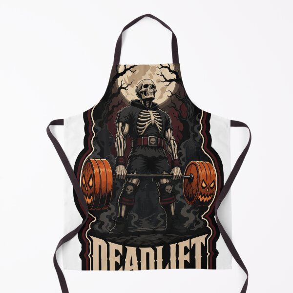 Item preview, Deadlift Until Dawn - Skeleton Powerlifting Halloween Design designed and sold by YasminTaha.