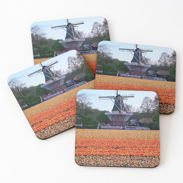 Item preview, Classic Dutch Windmill and Tulip Fields in Lisse designed and sold by ShotsByLau.