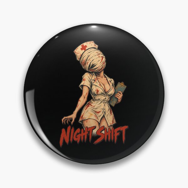 Item preview, Silent Hill Bubble Head Nurse Night Shift designed and sold by Pandaburba.