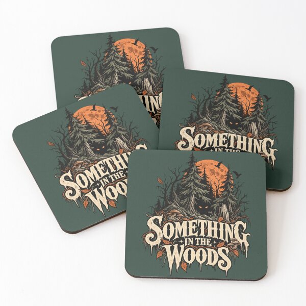 Item preview, Something in the Woods – Creepy Forest Gothic Horror Halloween Gifts ideas designed and sold by 1DreamerShop.
