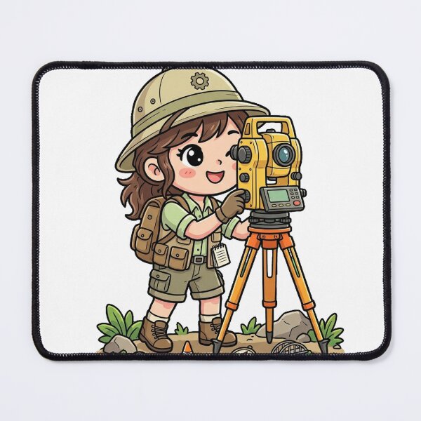 Item preview, Surveyor as Explorer Sticker - Civil Engineering Land Survey Adventure Mapping Humor designed and sold by YNAMREG.