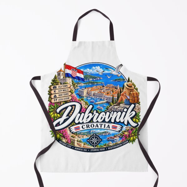 Item preview, Dubrovnik Croatia – Historic city walls, Adriatic coast & hiking adventures designed and sold by Wandervogel123.