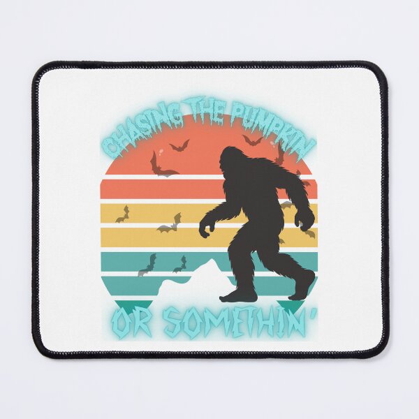 Item preview, Chasing The Pumpkin Funny Retro Sunset Sasquatch Adventure Design designed and sold by Logiprint.