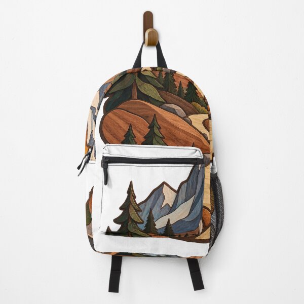 Item preview, Mountain Trail Wood Inlay Art designed and sold by TeNovaStudio.
