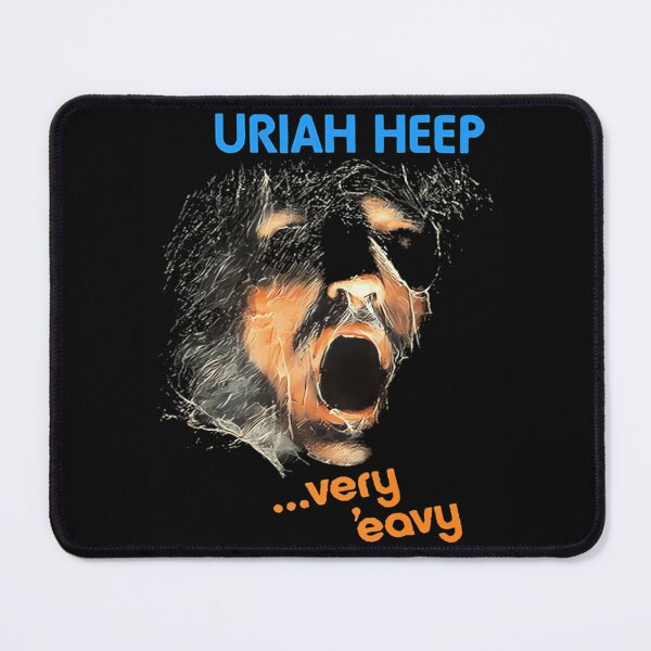 Item preview, Uriah Heep Screaming Portrait Blue Typography Design designed and sold by Francisco Brennan.