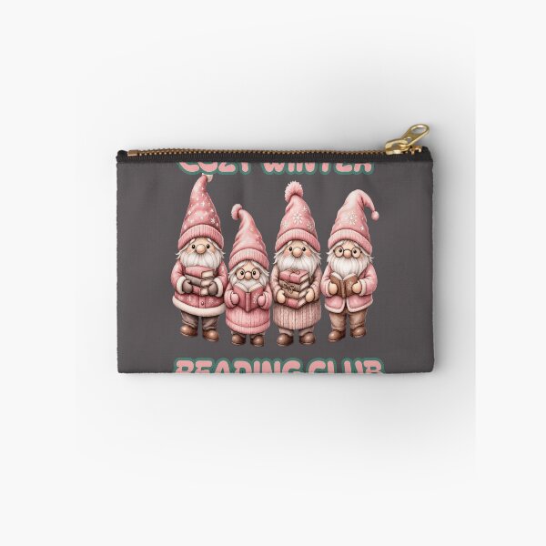 Item preview, Cozy Winter Reading Club Cute Christmas Gnomes designed and sold by CraftyValley.