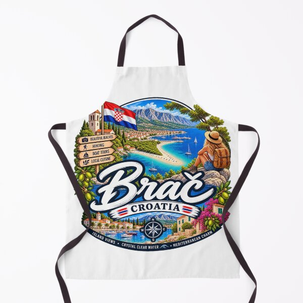 Item preview, Brač Island Croatia – Zlatni Rat Beach & Hiking Adventure designed and sold by Wandervogel123.
