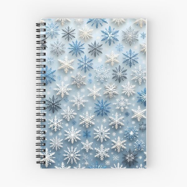 Item preview, Silver White Snowflake Winter Holiday Pattern designed and sold by Sybille-Yates.