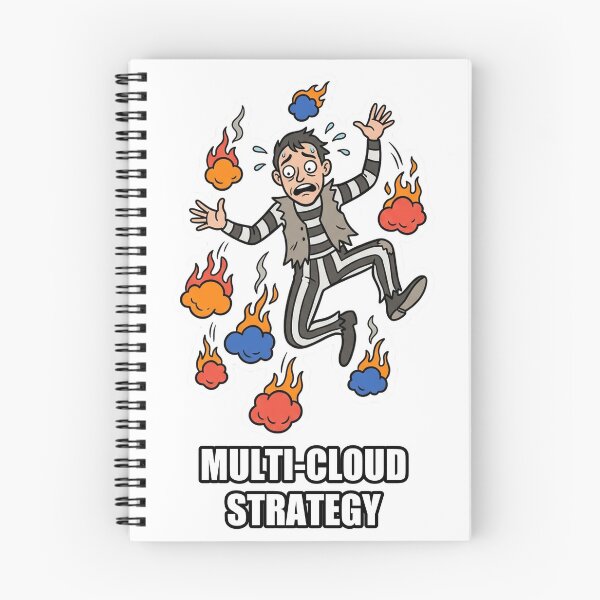 Item preview, Multi Cloud Strategy Juggler Sticker designed and sold by YNAMREG.