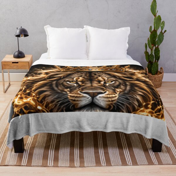 Item preview, Luxury Black & Gold Lion King designed and sold by Inrastylish888.