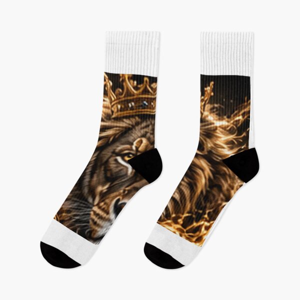 Item preview, Luxury Black & Gold Lion King designed and sold by Inrastylish888.