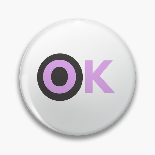 Item preview, Minimalist Pink OK Typography Typography Art designed and sold by Fine-Arts-Lab.