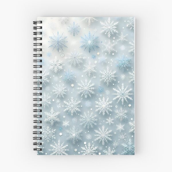 Item preview, Silver White Snowflake Winter Holiday Pattern designed and sold by Sybille-Yates.