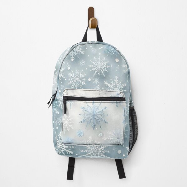 Item preview, Silver White Snowflake Winter Holiday Pattern designed and sold by Sybille-Yates.
