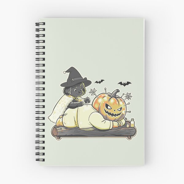 Item preview, Poodle Witch Doing Acupuncture on Pumpkin designed and sold by nasstana.