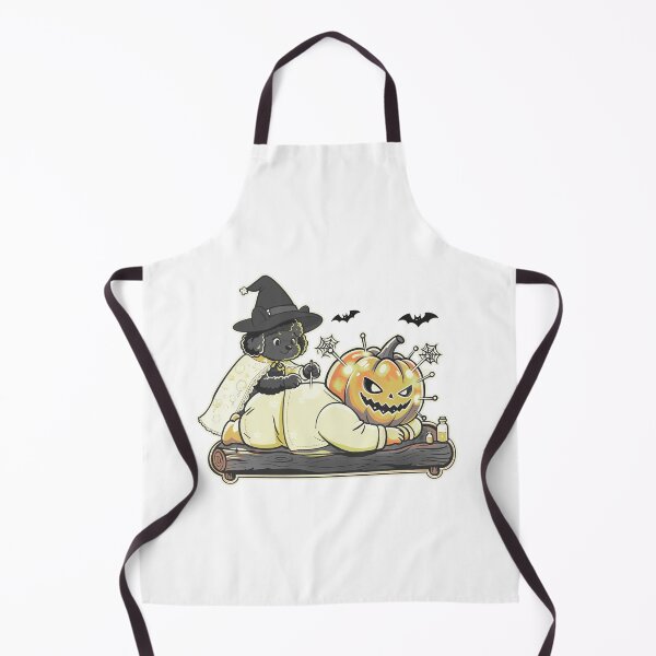Item preview, Poodle Witch Doing Acupuncture on Pumpkin designed and sold by nasstana.