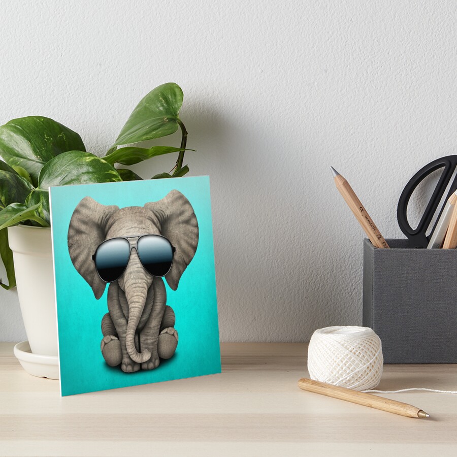 Elephant Eyeglasses Holder, elephant art