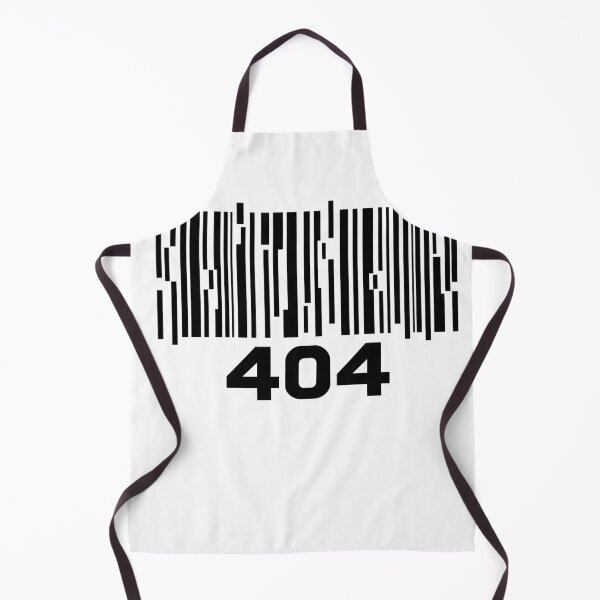 Item preview, 404 Barcode Glitch - Funny Tech Error Graphic designed and sold by Per My Last Nerve Studio.