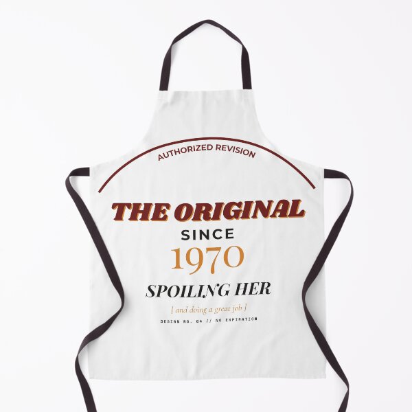 Item preview, The Original Since 1970 Spoiling Her Funny Birthday Vintage Typography designed and sold by wildsilencee.