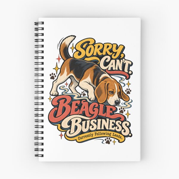 Item preview, Sorry Cant Beagle Business Retro Dog Design designed and sold by Tong4130.