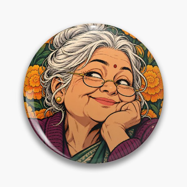 Item preview, Best Grandma Illustration designed and sold by WhimsyPeachCo.