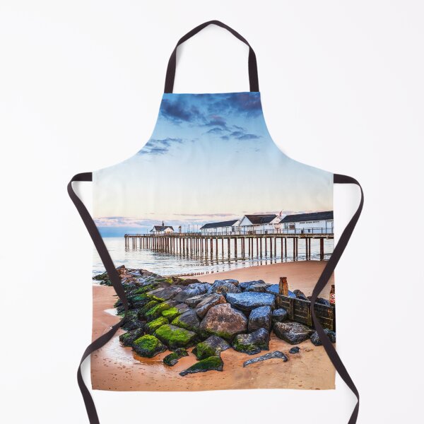 Item preview, Southwold Pier Beyond the Coastal Rocks, Suffolk, England designed and sold by Paul Thompson Photography.