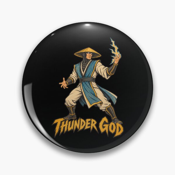 Item preview, Raiden Thunder God Mortal Kombat designed and sold by Pandaburba.