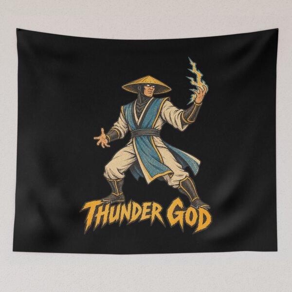 Item preview, Raiden Thunder God Mortal Kombat designed and sold by Pandaburba.