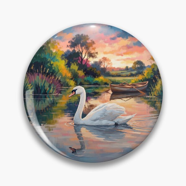 Item preview, White Swan Pop Art designed and sold by Home Decor Art.