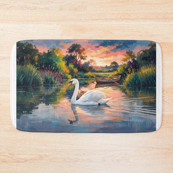Item preview, White Swan Pop Art designed and sold by Home Decor Art.