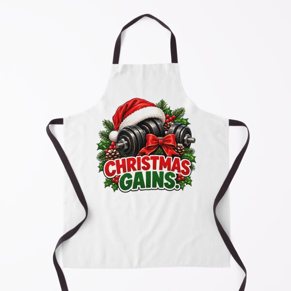 Item preview, Christmas Gains – Funny Weightlifting Christmas Gym Design designed and sold by SVALANART.