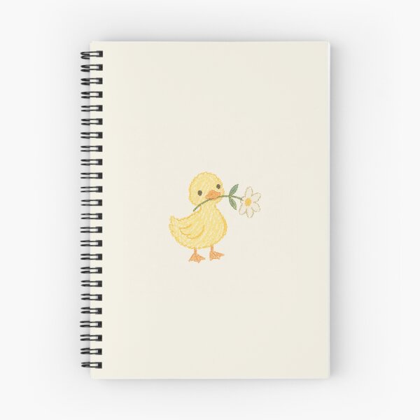 Item preview, Little Duckling with a Daisy – Cute Hand Drawn Doodle designed and sold by ByLilium.